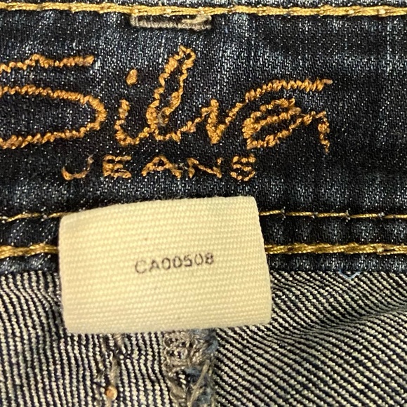 Silver Jeans Berkeley Straight Dark Denim Jeans size W27/ L30 - Picture 7 of 10